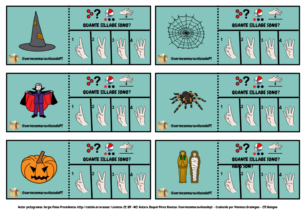 SILLABE DI HALLOWEEN